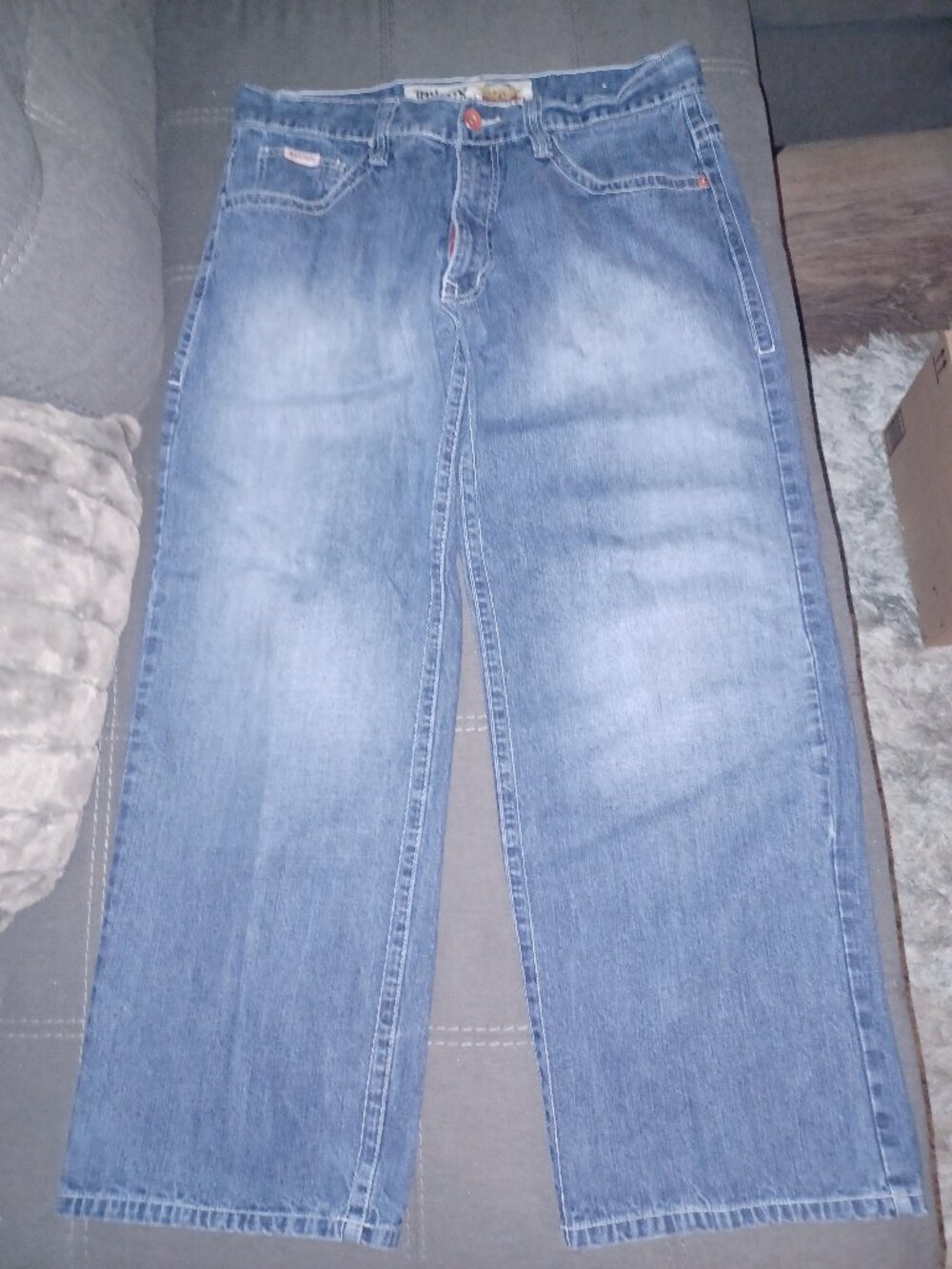 Vintage Avirex Classics Y2K Baggy Denim Jeans Size 38 – Excellent Condition